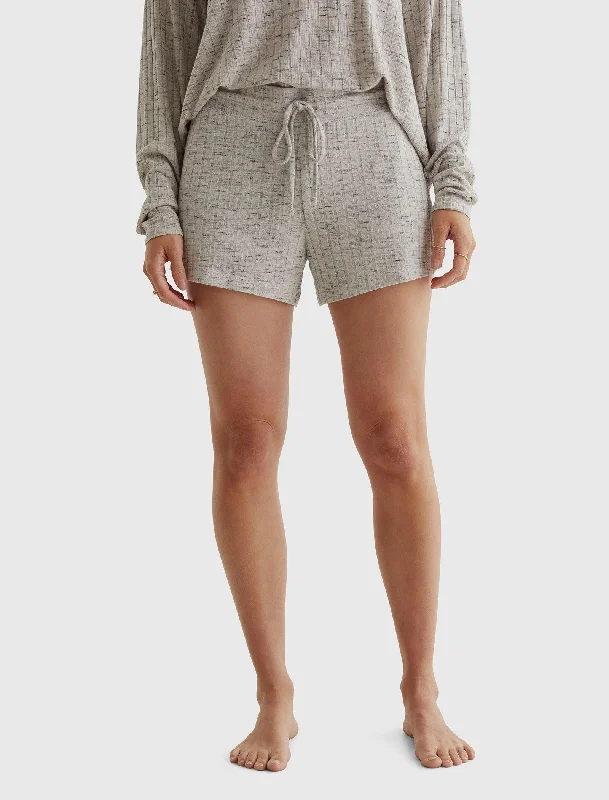 Stylish Yoga Shorts for Comfort -Lucky Brand Womens Cloud Jersey Rib Short