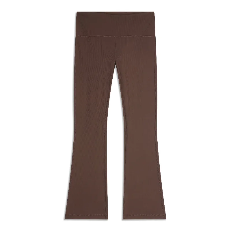 Soft, High-Waisted Yoga Pants for Comfort -lululemon Align™ Ribbed Mini-Flare Pant - Resale