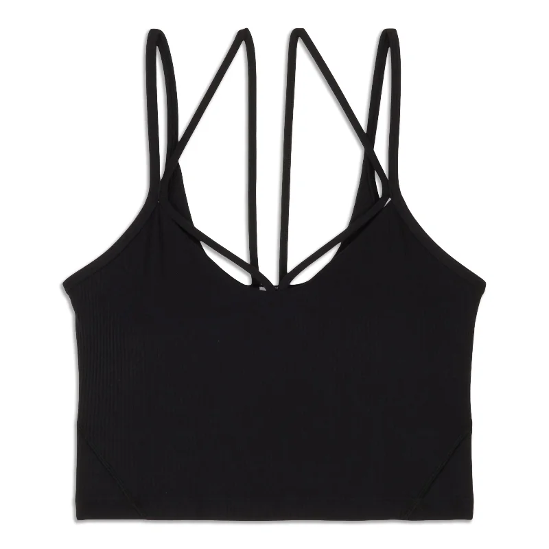 Yoga Tops for Better Support and Stretch -lululemon Align™ Strappy Ribbed Tank Top - Resale