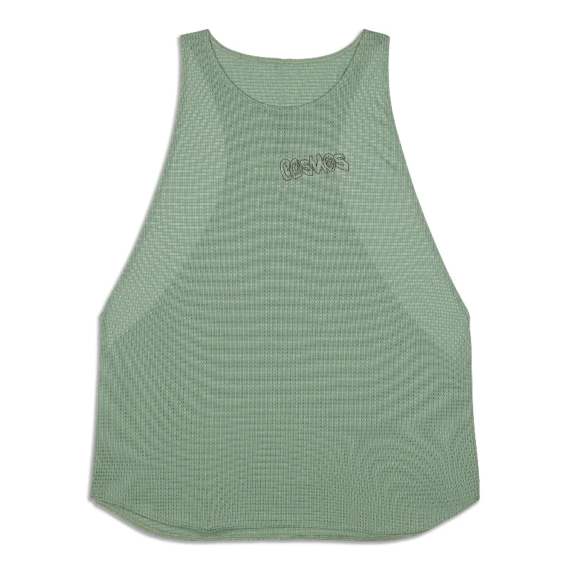High-Waisted Yoga Tops for Better Fit -lululemon Lab Grid Training Tank Top - Resale