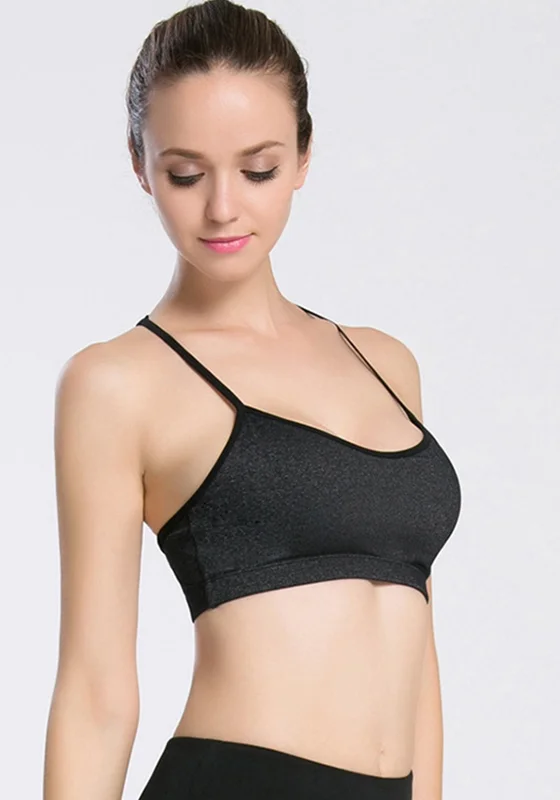 Women's Yoga Tops for Every Practice -Spaghetti Strap Wirefree Bra