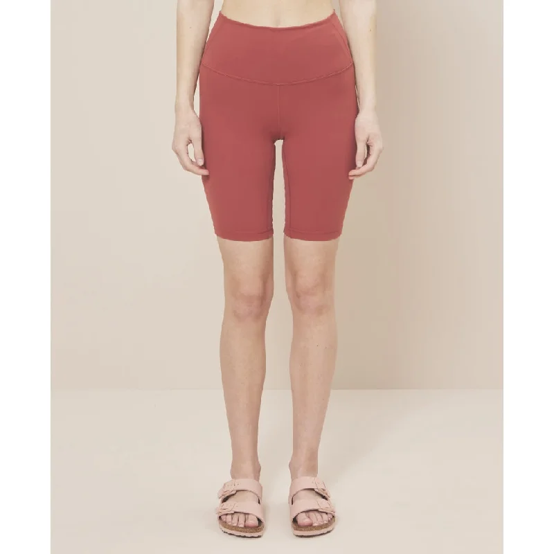Yoga Shorts for Flexibility and Power -Lunar Luxe Shorts 8 - Burnt Sienna