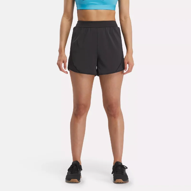 Yoga Shorts for Comfort and Yoga Poses -Lux Woven Shorts