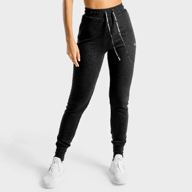 Yoga Pants for Stress Relief -Luxe Joggers - Onyx