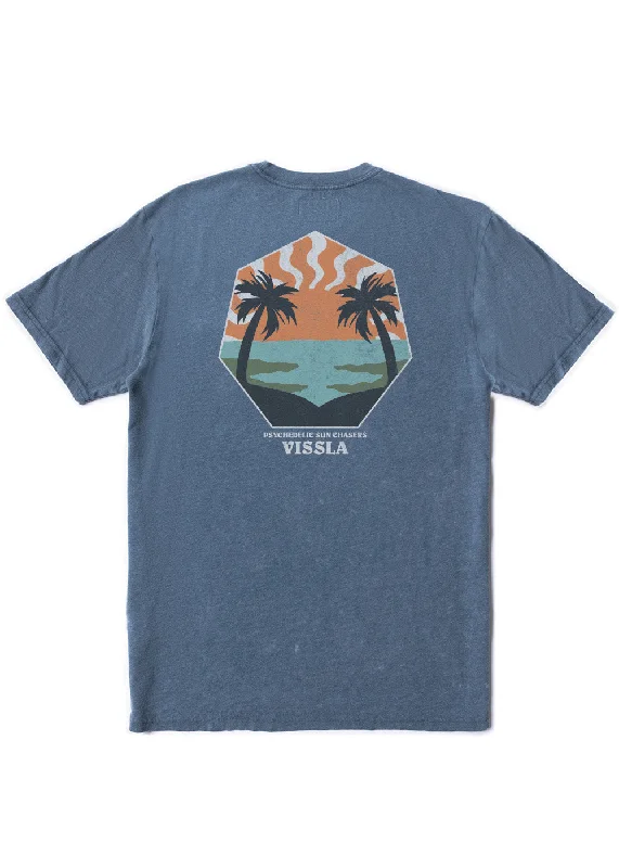 Women's Yoga Tops for Every Practice -Psychedelic Palms Ss Tee