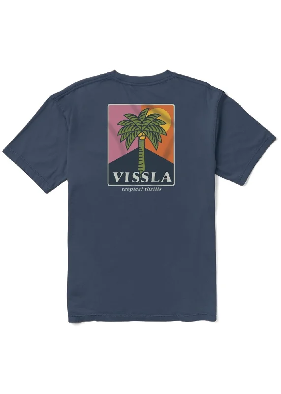 Women's Yoga Tops for Power Yoga -Tropical Thrills Premium Organic Pkt Tee