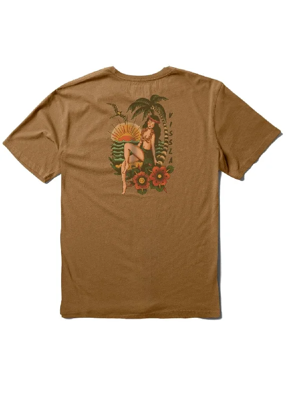 Yoga Tops for Mobility and Flexibility -Lei'D Back Ss Pkt Tee