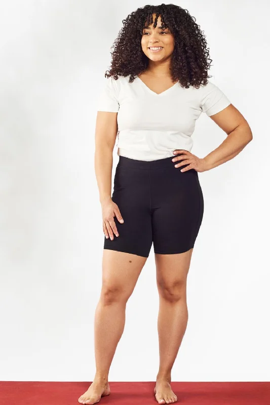 Yoga Shorts for Flexible Movement -Maggies Organics Organic Cotton Base Layer Shorts