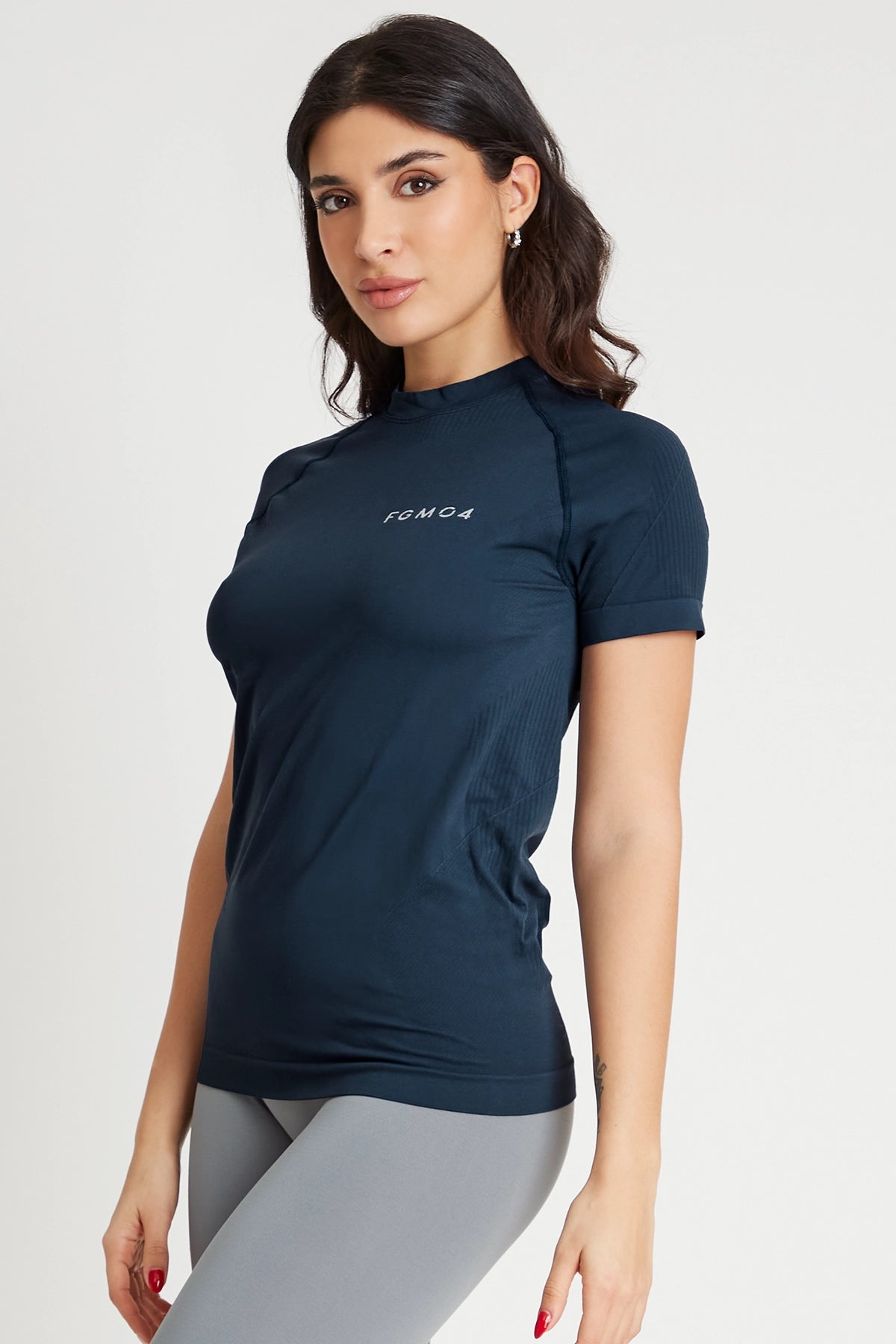 Yoga Tops for Fitness Training -Maglia Run Blu