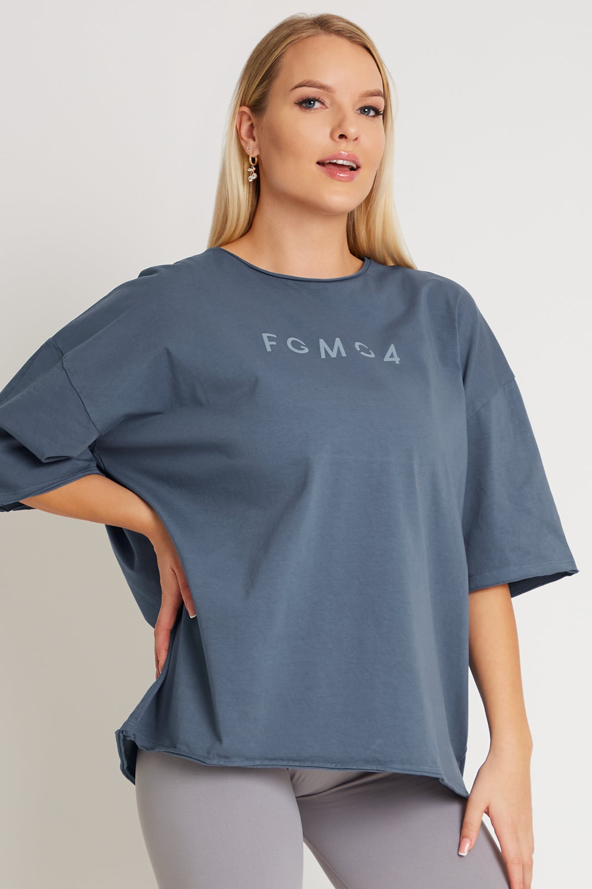 Yoga Tops with Stretchy Material for Full Range of Motion -Maglia WorkOut Extra Large Blu Stellare