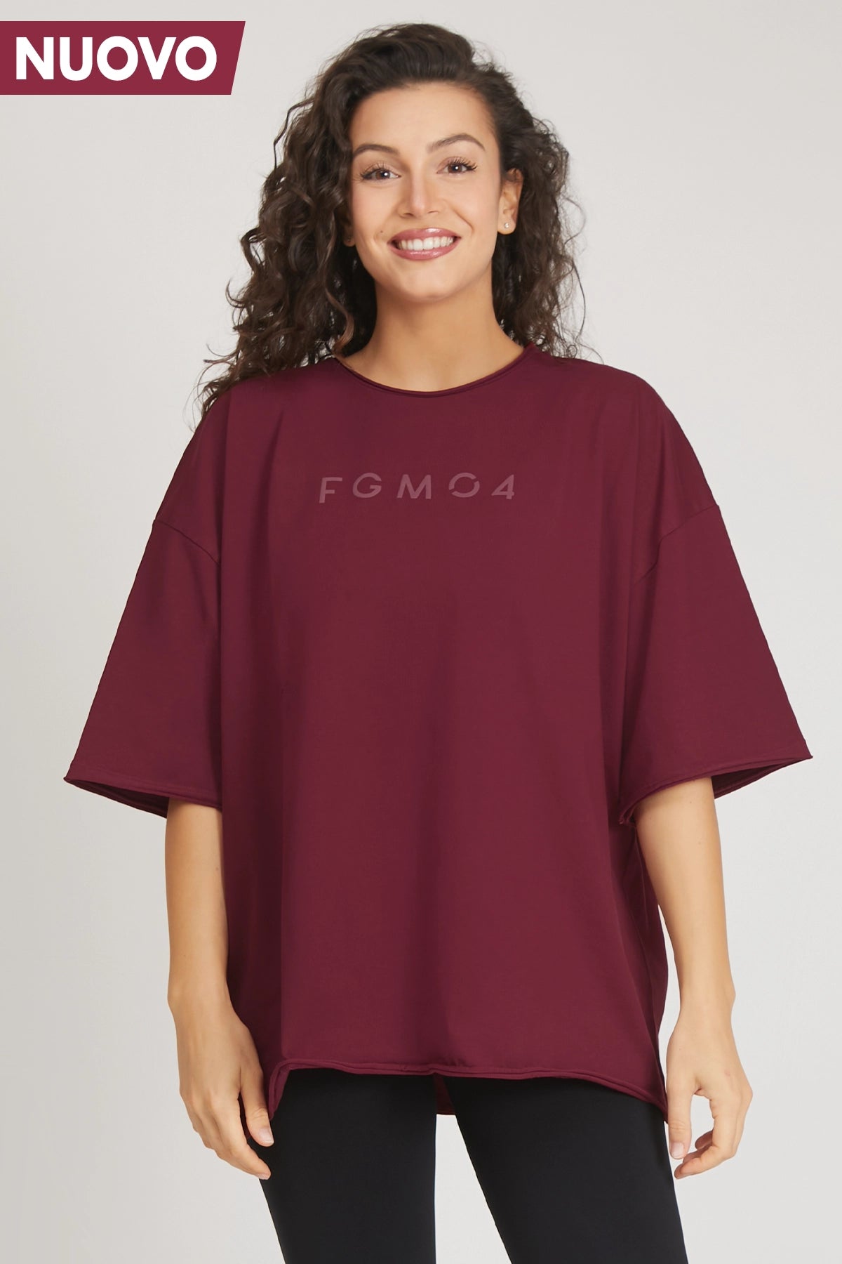 Yoga Tops for All-Day Comfort -Maglia WorkOut Extra Large Borgogna