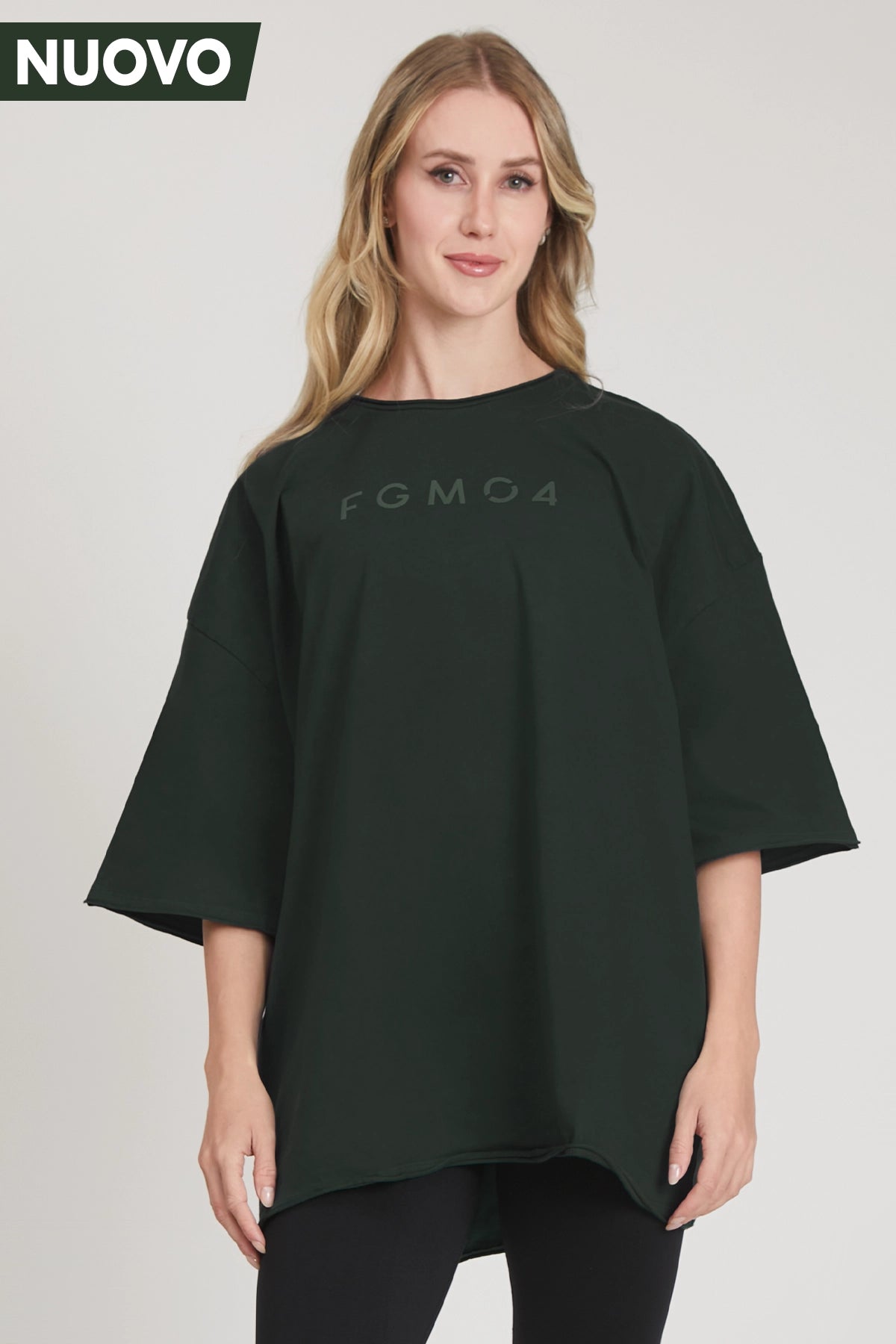 Yoga Tops for Performance and Comfort -Maglia WorkOut Extra Large Verde Pino