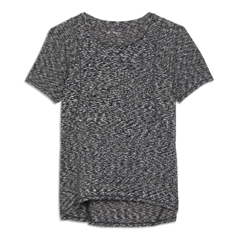Yoga Tops for Increased Comfort and Mobility -Make Miles Count Short Sleeve Shirt - Resale