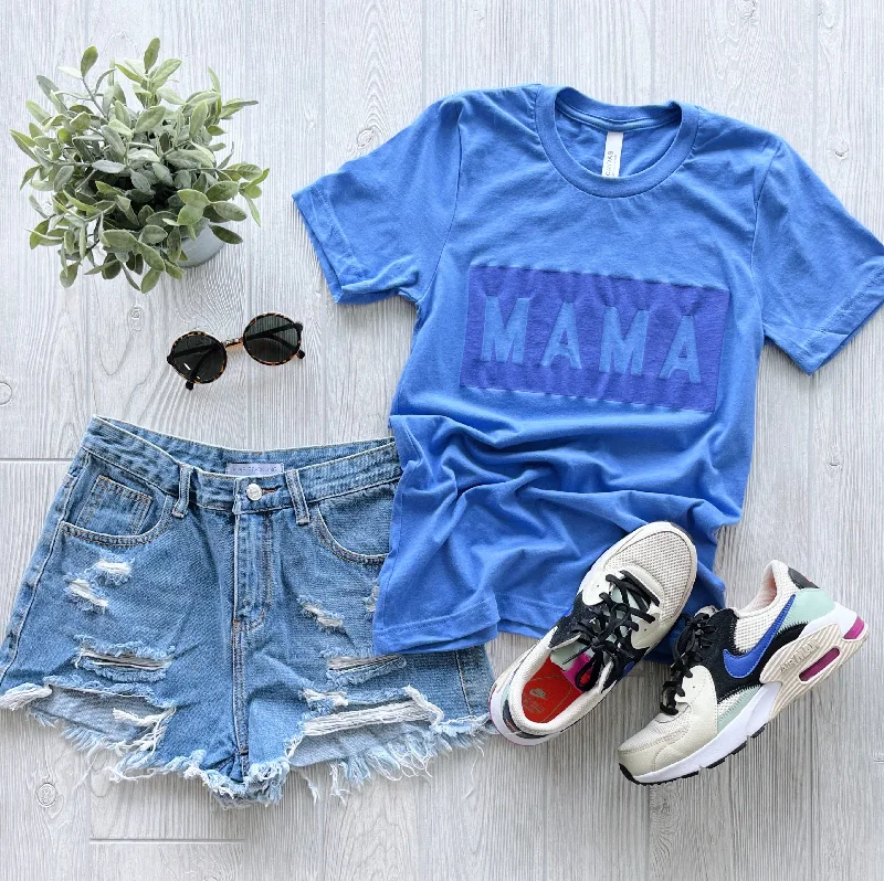 Yoga Tops for Flexibility and Easy Poses -MAMA BOX • Columbia Tonal Tee