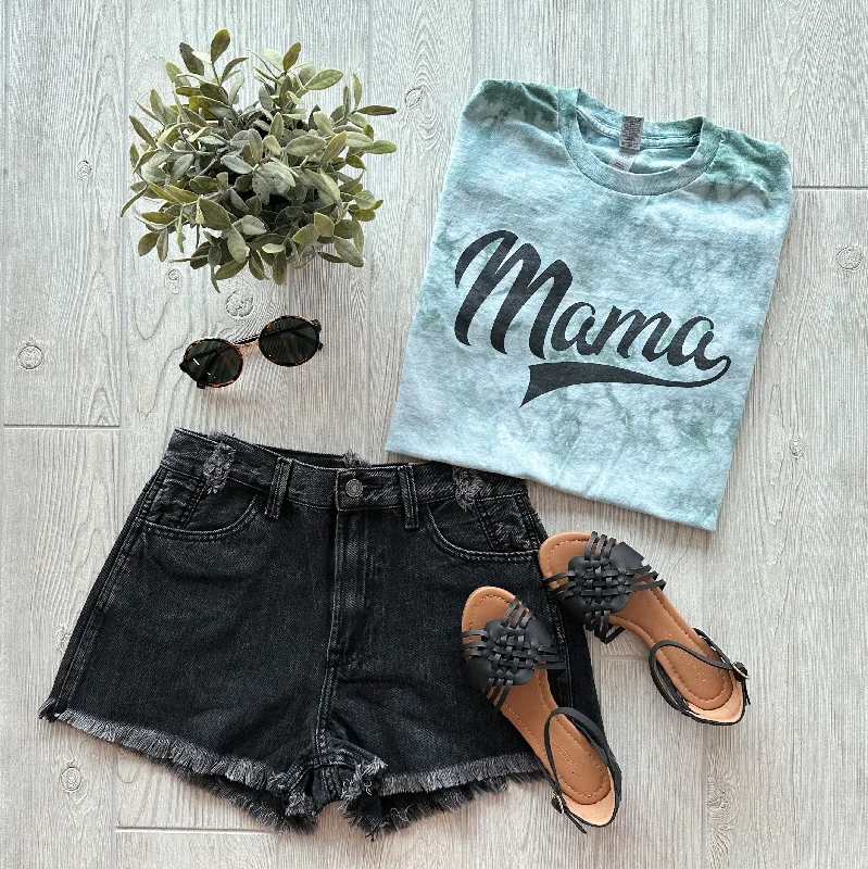 Yoga Tops for Power and Flexibility in Poses -Mama Sporty • Moss Tie Dye
