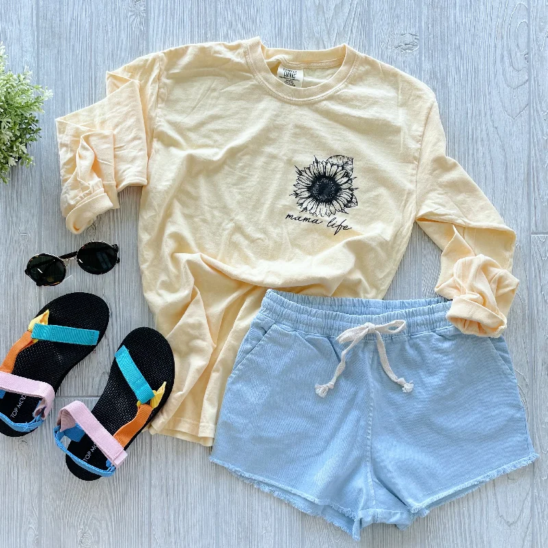 Yoga Tops for Comfort and Relaxation -Mama Life • Sunflower Long Sleeve