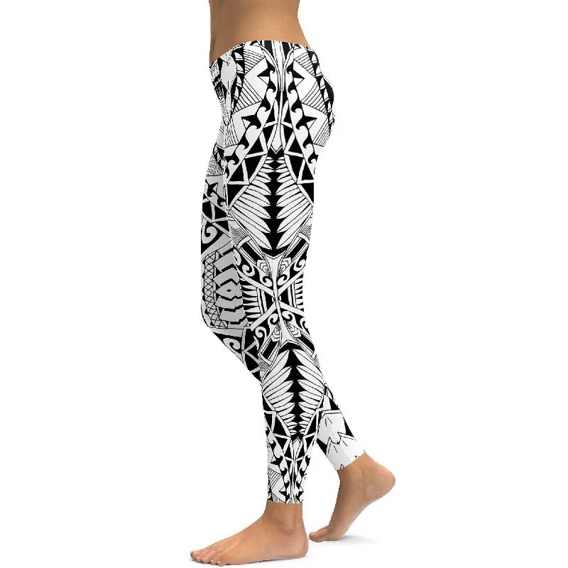 Stylish Yoga Pants for Women -Maori Inspired Leggings