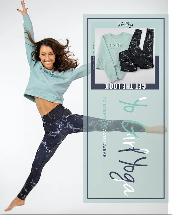 Performance Yoga Pants -Marble Leggings