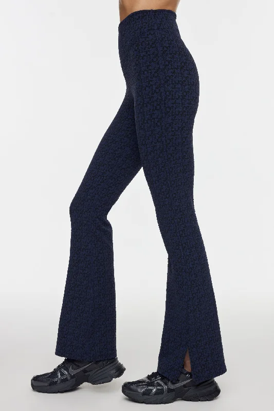 Yoga Pants with 4-Way Stretch -Maritza Florence Flare - Midnight