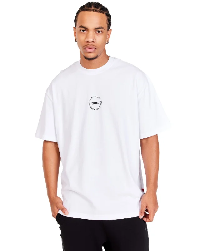 Yoga Tops for Studio Practice -Mascot Van Tee - White