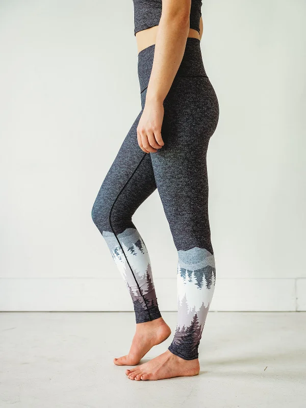 Soft Stretch Yoga Pants -Summit Yoga Pants - Mauve