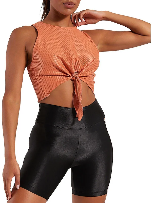 High-Waisted Yoga Tops -Mayra Womens Crop Fitness Tank Top