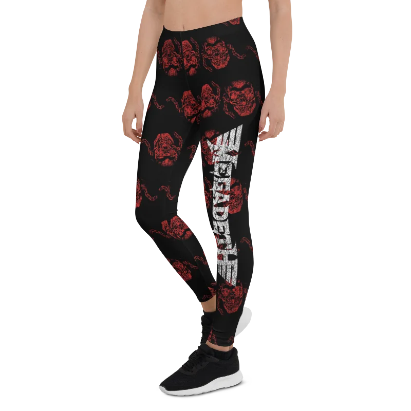 Soft Fit Yoga Pants -Megadeth Skull Leggings