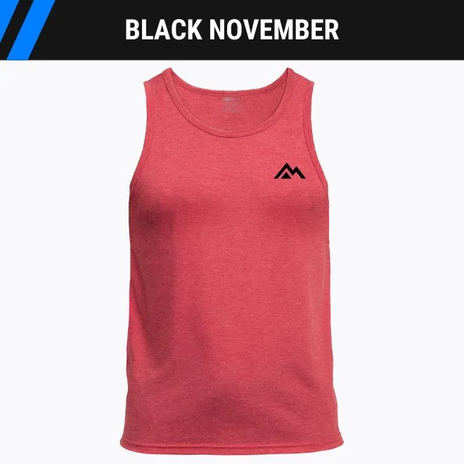 Heather Red/Black