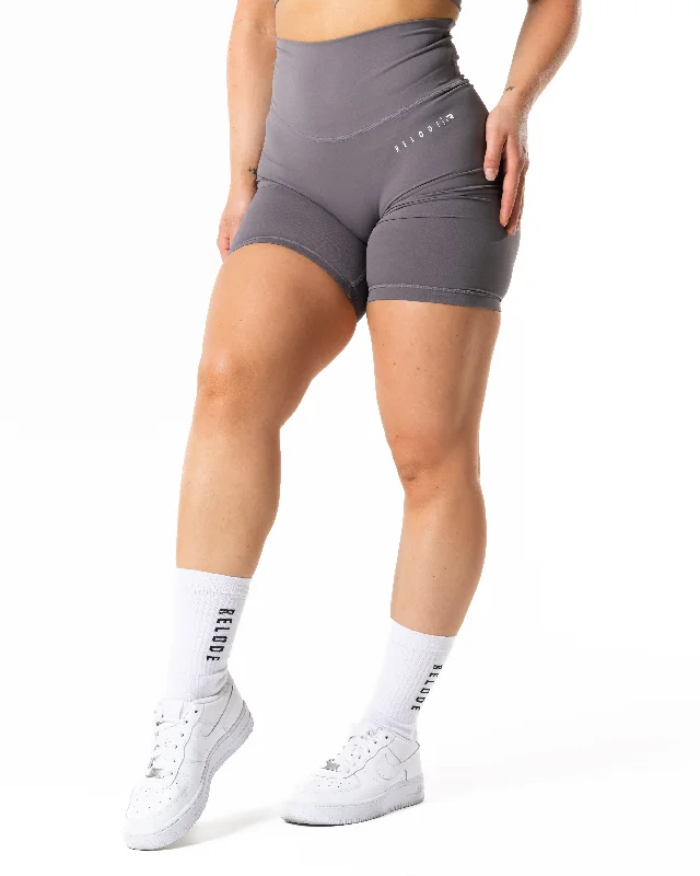 Breathable Yoga Shorts -Mercy Shorts - Grey