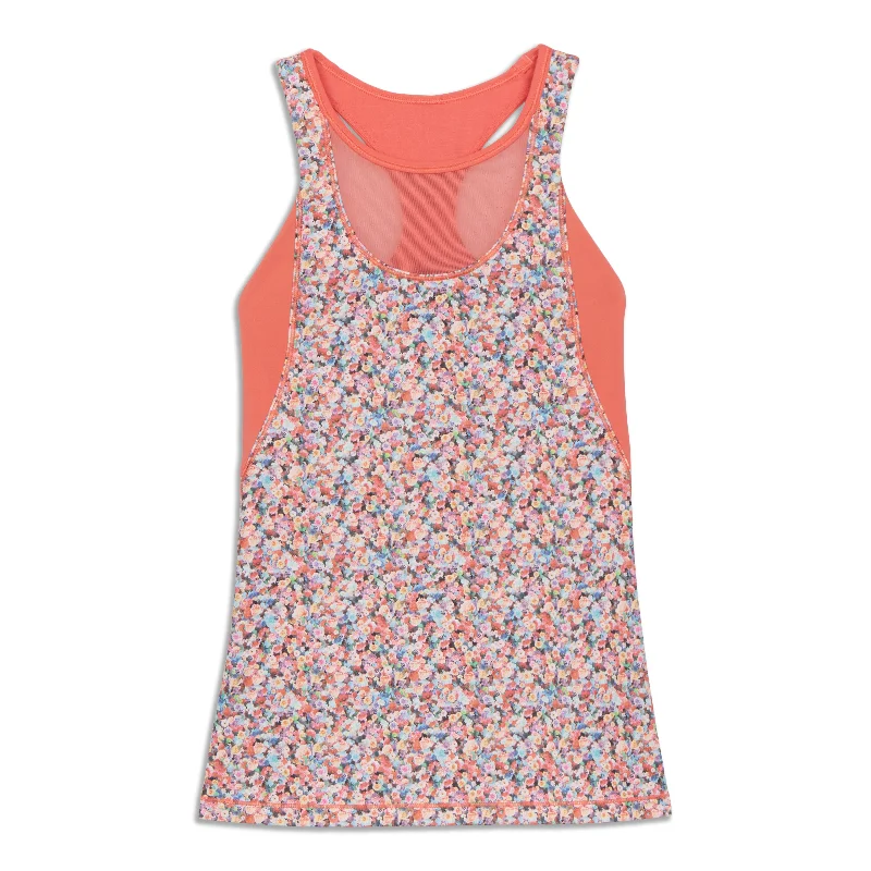 Breathable Yoga Tops for Active Wear -Mesh With Me Tank Top - Resale