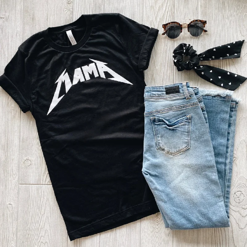 Comfortable Yoga Tops for Pilates and Yoga -Metallica Mama • Tee