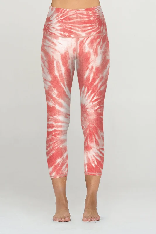 Performance Yoga Pants -Mia - Bohemian Tie Dye - 7/8 Legging (High-Waist) - LIMITED EDITION Performance Yoga Pants -Mia - Bohemian Tie Dye - 7/8 Legging (High-Waist) - LIMITED EDITION