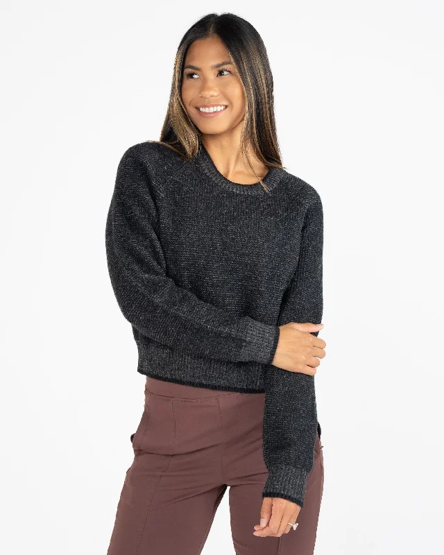 Premium Yoga Tops for Women -Milan Sweater - Pepper