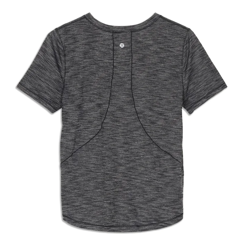Yoga Tops for Stretching and Strength -Miles Ahead Short Sleeve Shirt - Resale