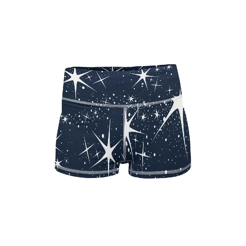Yoga Shorts for Balance -Milky Way Yoga Shorts
