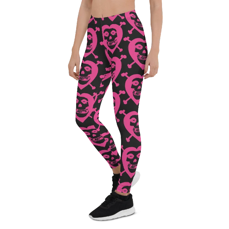 Yoga Pants for Deep Poses -Misfits Band Leggings