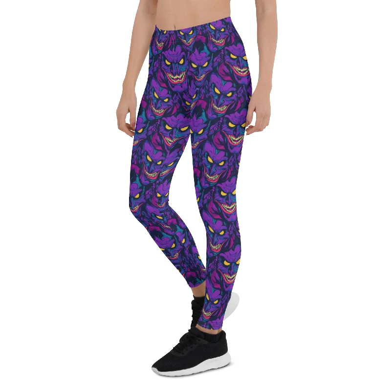 Women's Premium Yoga Pants -Mister Creepy Leggings