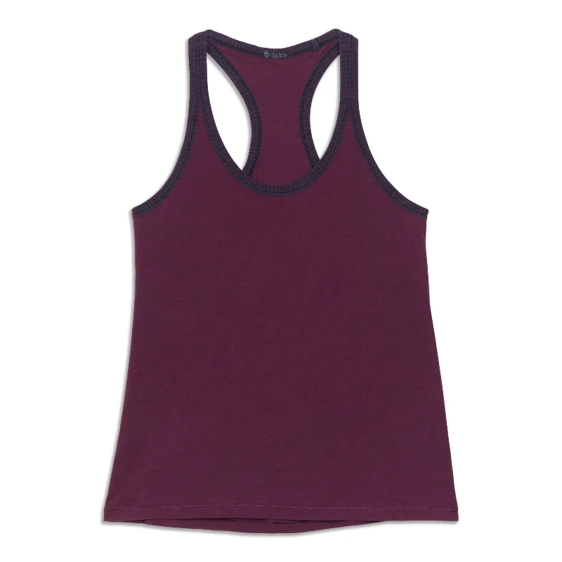 Yoga Tops with Full Support and Comfort -Modern Racer Tank Top - Resale