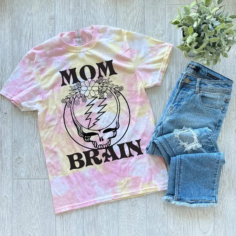 Yoga Tops for Stretching Poses -Mom Brain • Sherbet Tie-Dye