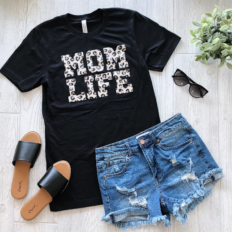 Sleeveless Yoga Tops for Women -Mom Life • Cheetah Tee