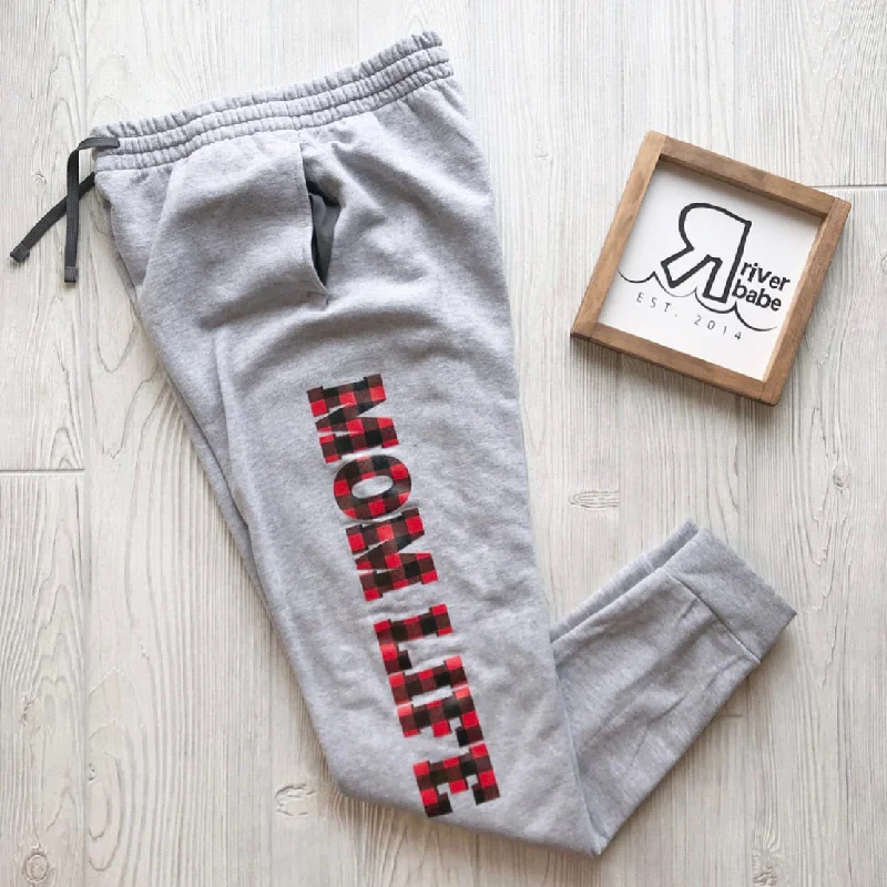 Yoga Pants for Flexibility -Plaid Mom • Joggers