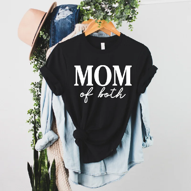 Stylish Yoga Tops for All Yoga Practices -Mom of both • Black Tee