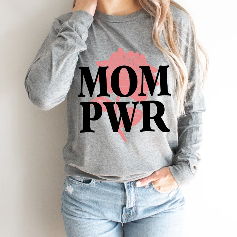 Yoga Tops for Maximum Stretch -MOM PWR • Long Sleeve
