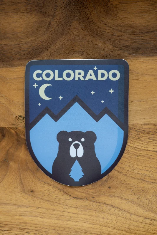 Women's Premium Yoga Pants -Moon Bear Sticker