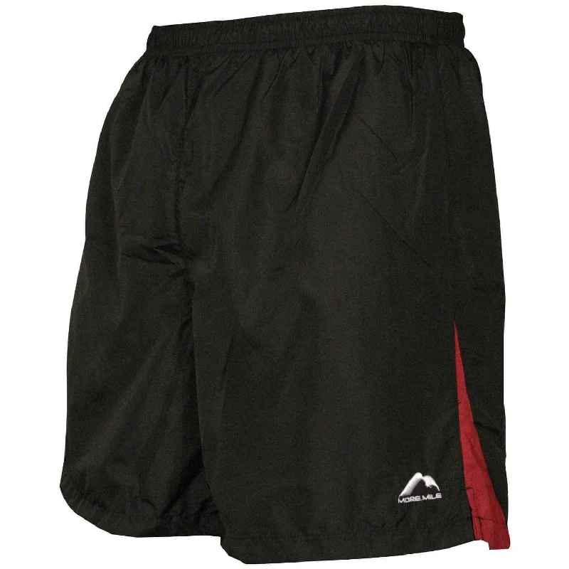 Yoga Shorts for Low-Impact Exercises -More Mile 7 Inch Baggy Mens Running Shorts - Black Yoga Shorts for Low-Impact Exercises -More Mile 7 Inch Baggy Mens Running Shorts - Black