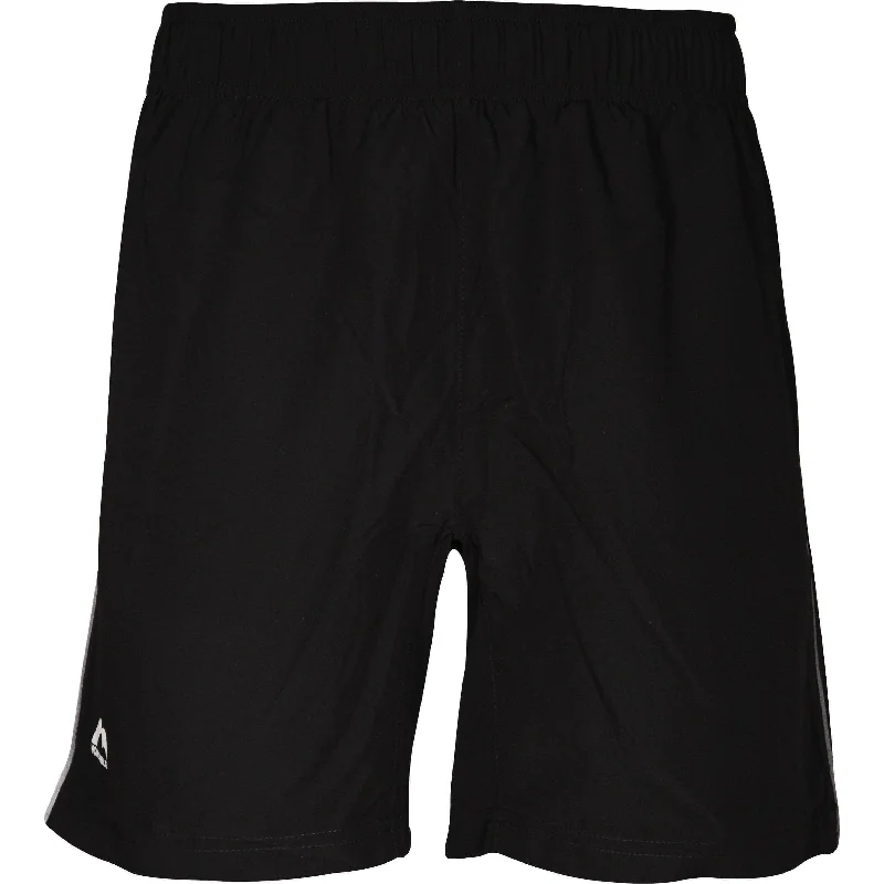 Yoga Shorts for Deep Flexibility -More Mile Action 7 Inch Mens Running Shorts - Black Yoga Shorts for Deep Flexibility -More Mile Action 7 Inch Mens Running Shorts - Black