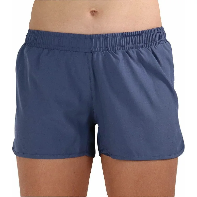 High Compression Yoga Shorts -More Mile Core 2 In 1 Womens Running Shorts - Blue