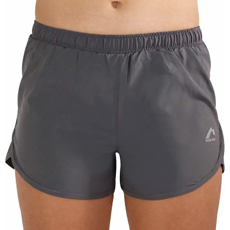 Lightweight Yoga Shorts -More Mile Strive Womens Running Shorts - Grey