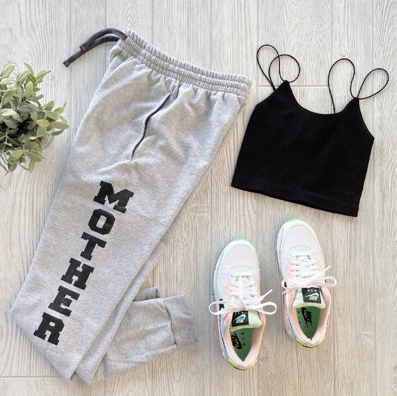 Full-Length Yoga Pants with Compression -MOTHER • Joggers