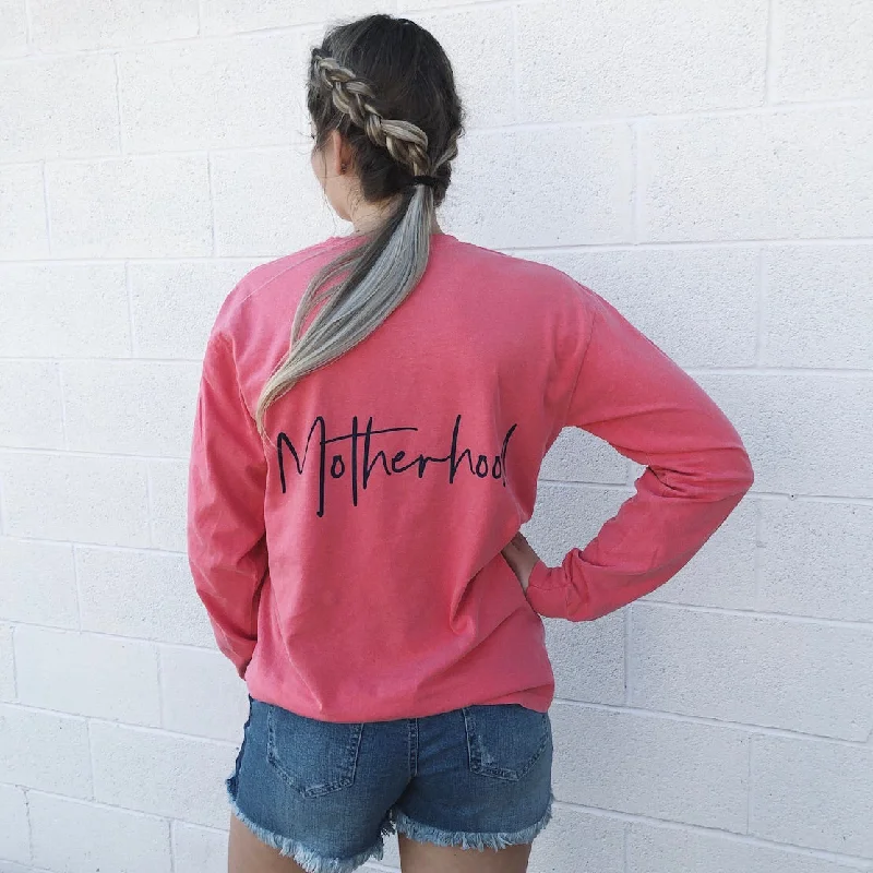 Yoga Tops for Increased Flexibility -Motherhood • Pocket Long sleeve